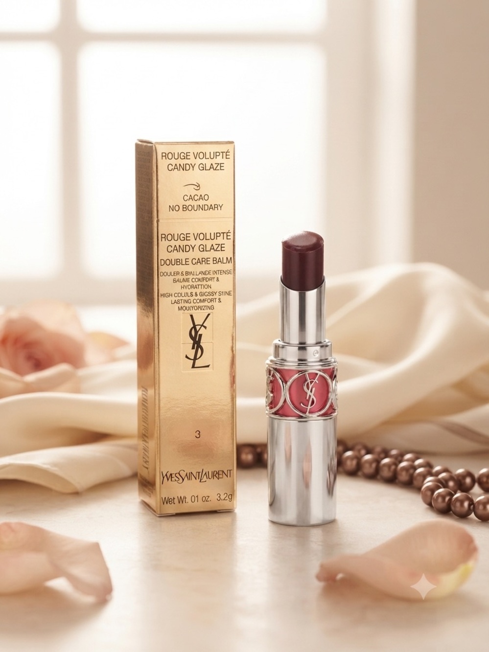 Yves Saint Laurent Rouge Volupté Candy Glaze Balm - Deep Berry Plum